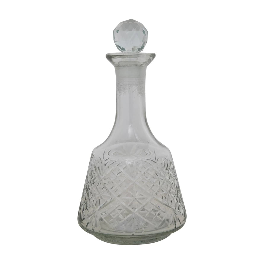 20 oz. Etched Glass Decanter by Homeportonline
