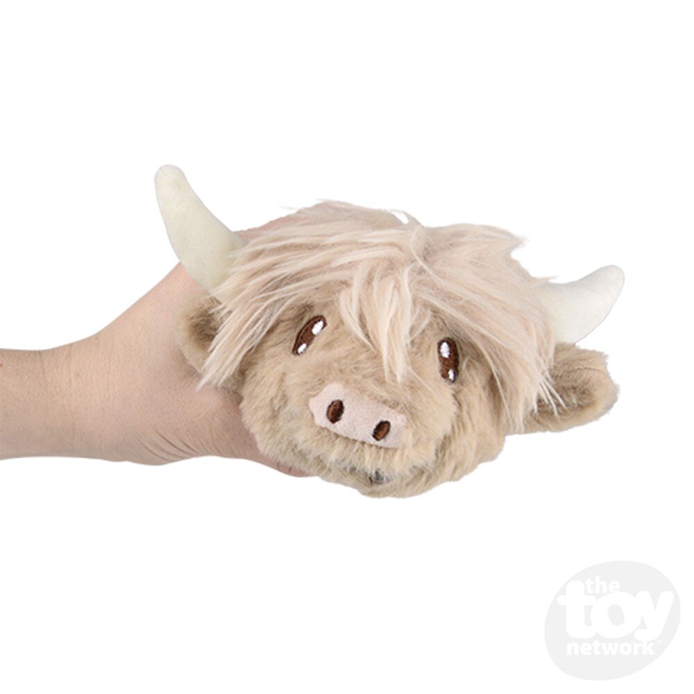 Squeezy Bead Plush Highland Cow 3" by Homeportonline