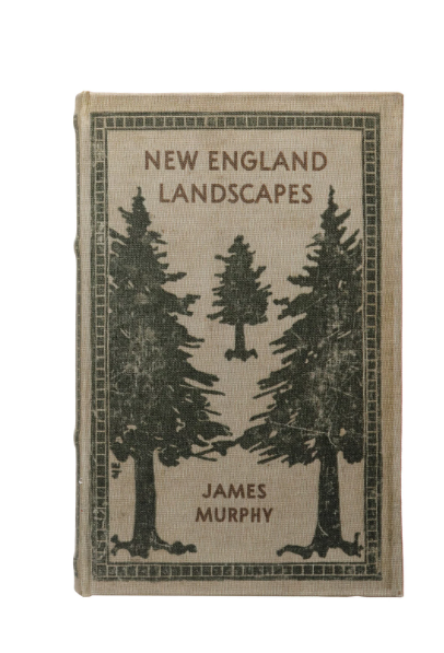 Book Storage Box Large "New England Landscapes" by Homeportonline