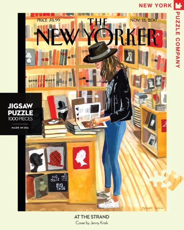New Yorker Puzzle 1000 Piece At The Strand by Homeportonline