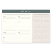 Meal Planning Weekly Pad with Shopping List