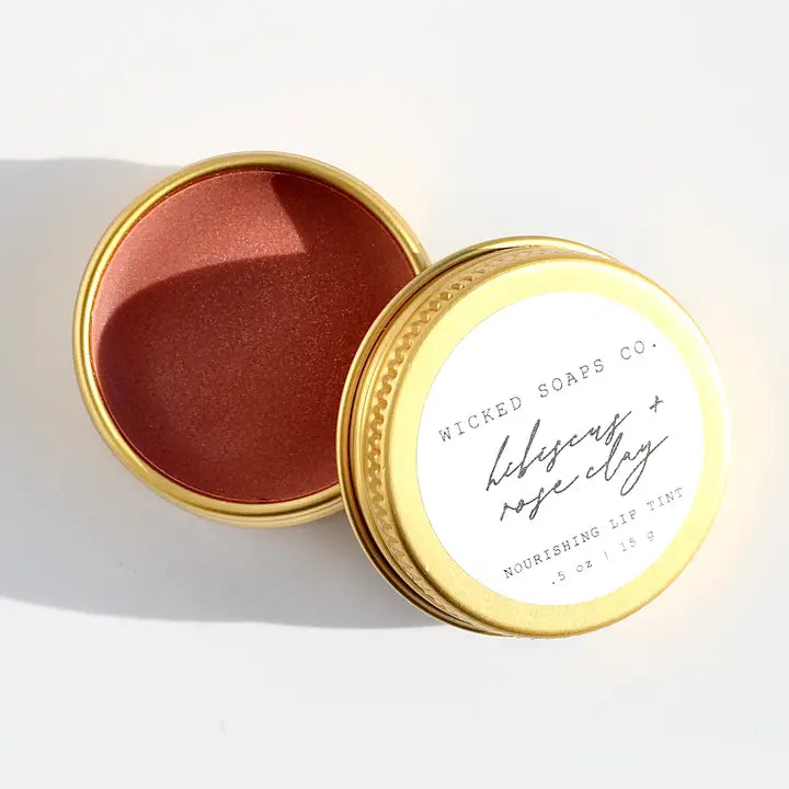 Hibiscus + Rose Clay Lip + Cheek Tint