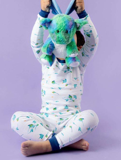 Warmies Dragon Baby Rainbow by Homeportonline