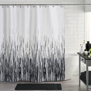 Shower Curtain - Greyscale Rain by Homeportonline