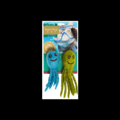 Cat Toy Dharma Dog Karma Cat Wool Octopus 2 Pack by Homeportonline