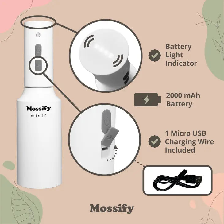 Continuous Water mistr - Automatic Rechargeable plant mister