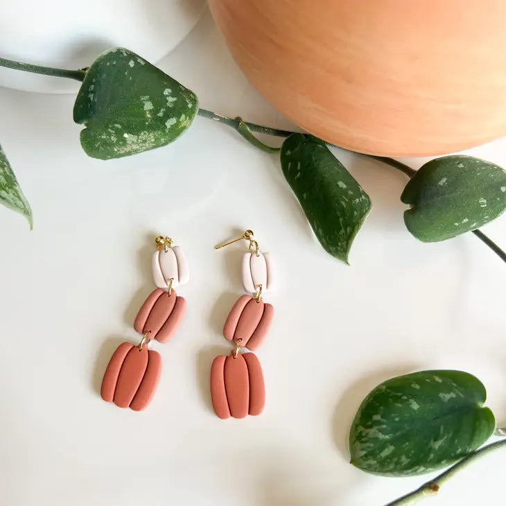 The Playful Clay Drop Earrings