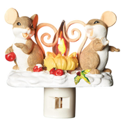 Charming Tails Mice by Campfire Night Light