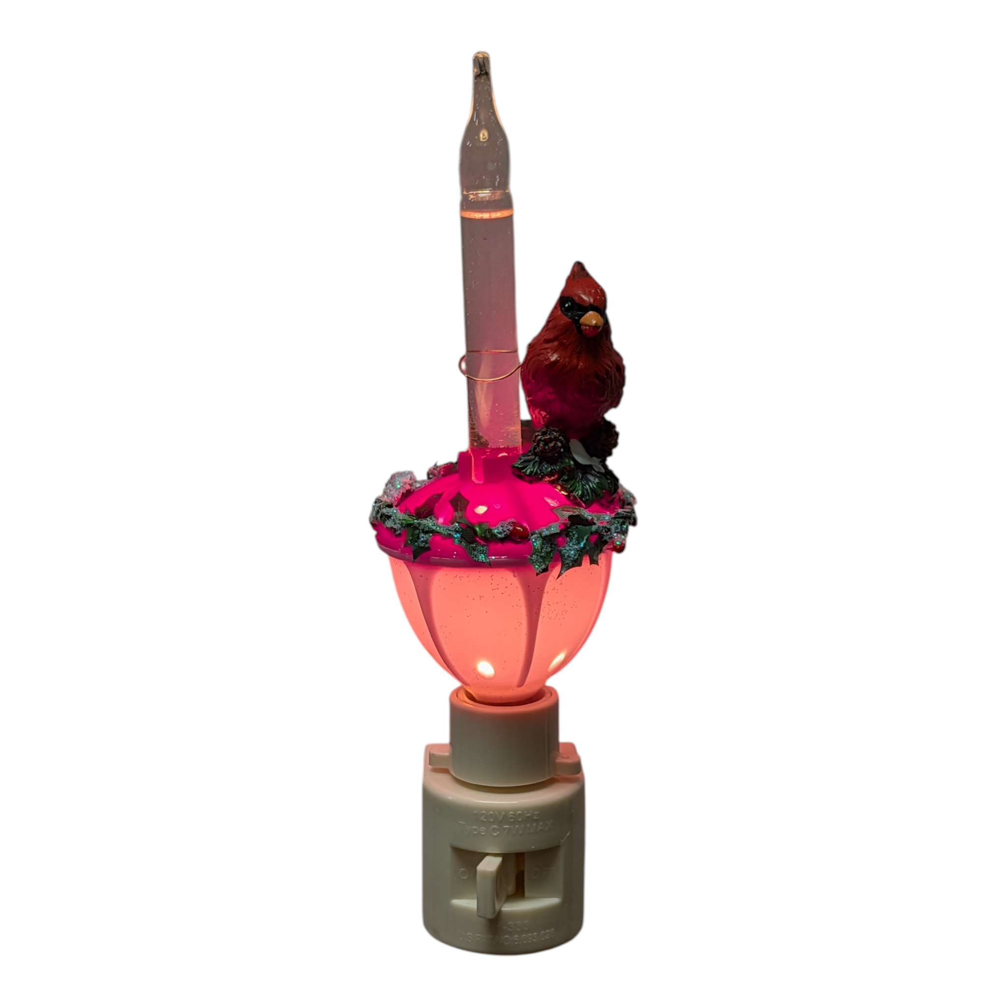 Cardinal Bubble Light Night Light