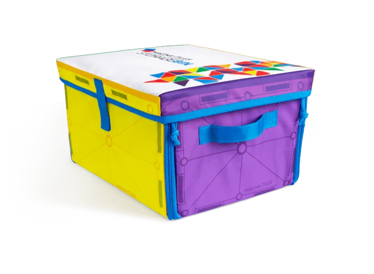 Magna-Tiles Storage Bin and Interactive Play-Mat