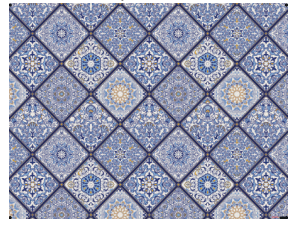 Syracuse Tile Mat 5' x 7' by Homeportonline