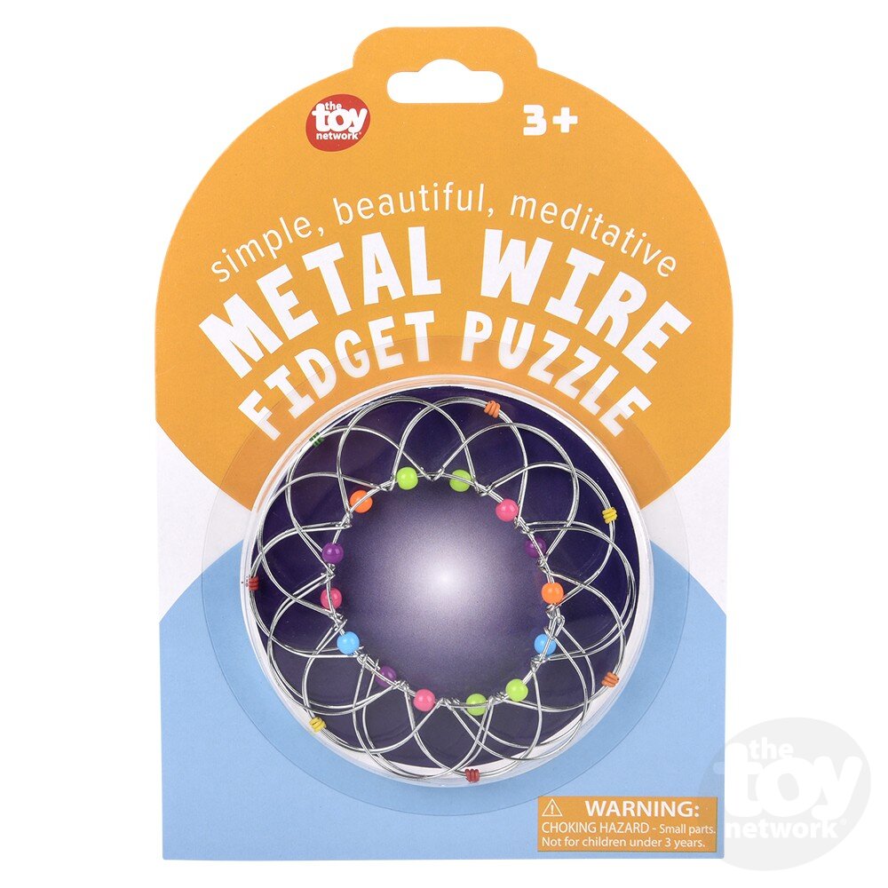 Puzzle Mandala Fidget Wire Toy & Meditative Aid 4" by Homeportonline