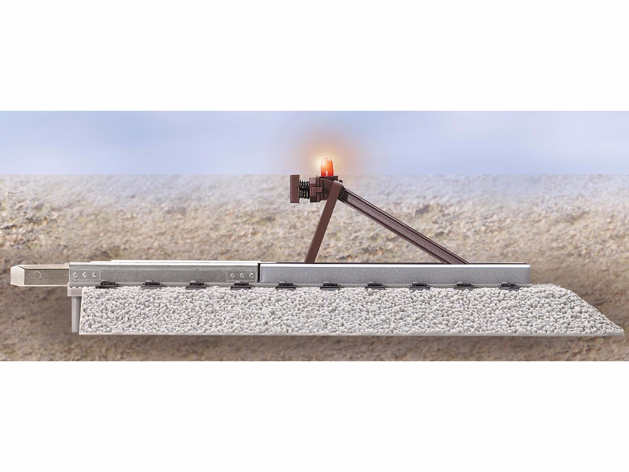 FasTrack Lighted Bumpers - O Gauge - Set of 2