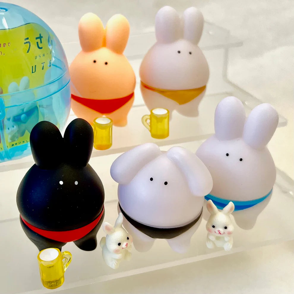 Gashapon Capsule Teen & Up Sumo Rabbit (Sold As An Individual Capsule) by Homeportonline