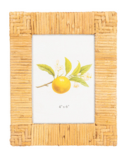 Frame Woven Rattan Natural Holds 4"x 6" by Homeportonline