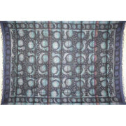Tapestry Single Size Overprint Madras Celestial Blue by Homeportonline