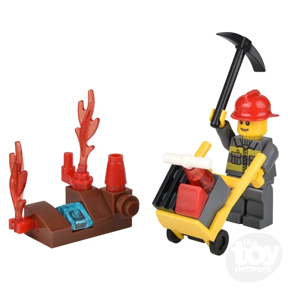 Building Block Egg Kit Fire & Rescue (Sold Individually) by Homeportonline
