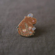 Enamel Pin (with Locking Clasp) by Justine Gilbuena