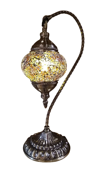 Mosaic Lamp Half Heart #20 by Homeportonline