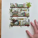 Lizzy Gass Giclee Shelves Prints (11x14) by Wild Lark