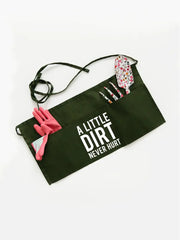 Dirt Never Hurt Garden Apron | Waist Apron by Wild Lark