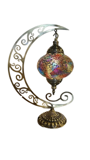 Mosaic Lamp Crescent #24 by Homeportonline
