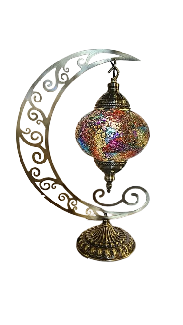 Mosaic Lamp Crescent #24 by Homeportonline