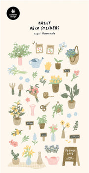 Stickers Flower Cafe by Homeportonline