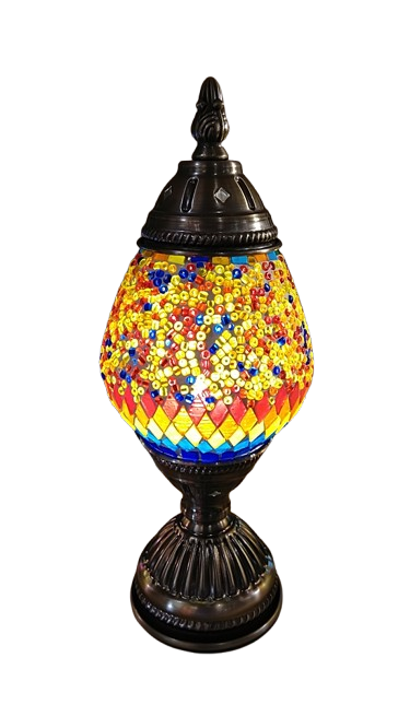 Mosaic Lamp Oval 11.5" AA by Homeportonline