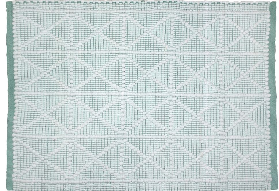 Popcorn Rag Rug Cotton Willow 2' x 3' by Homeportonline