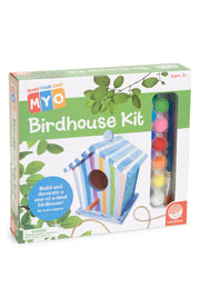 MindWare Make Your Own Birdhouse Kit  Wood Art Kit for Kids  Includes Pre-Cut Wood Pieces and Art Supplies to Assemble and Paint Your Own Bird House