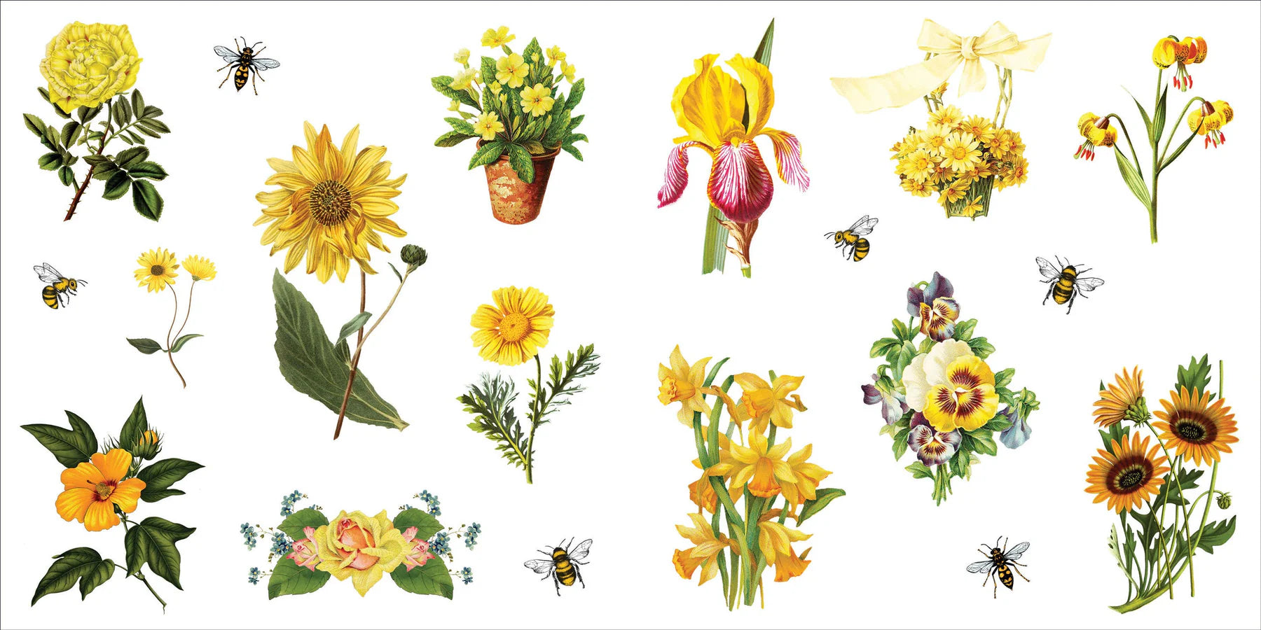 Sticker Book Bunches Of Botanicals by Homeportonline
