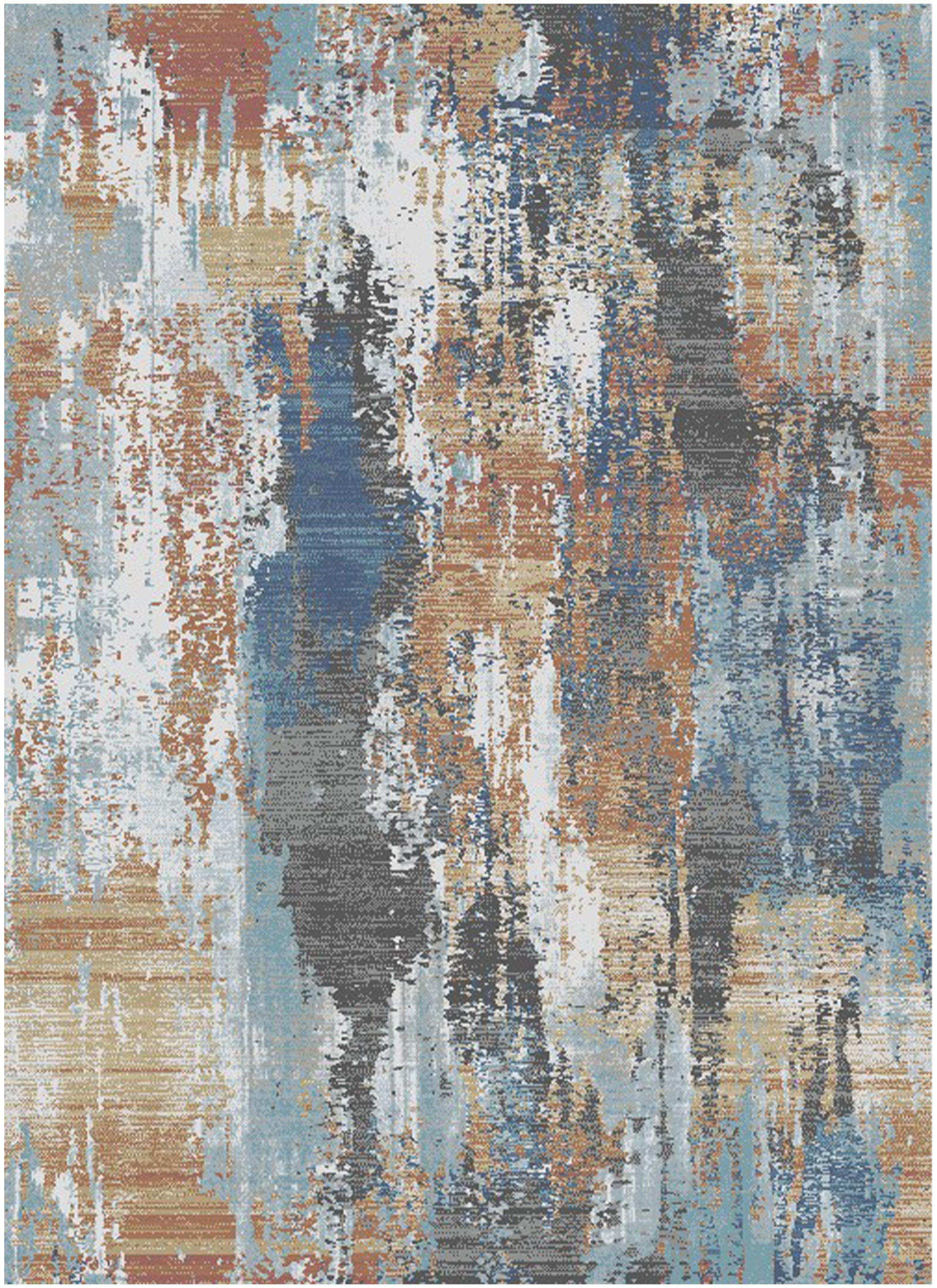 Monaco Pascale Rug Multi 5'3" x 7'3" by Homeportonline
