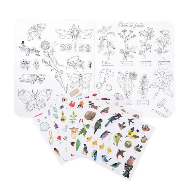 Little Botanist Coloring & Sticker Book