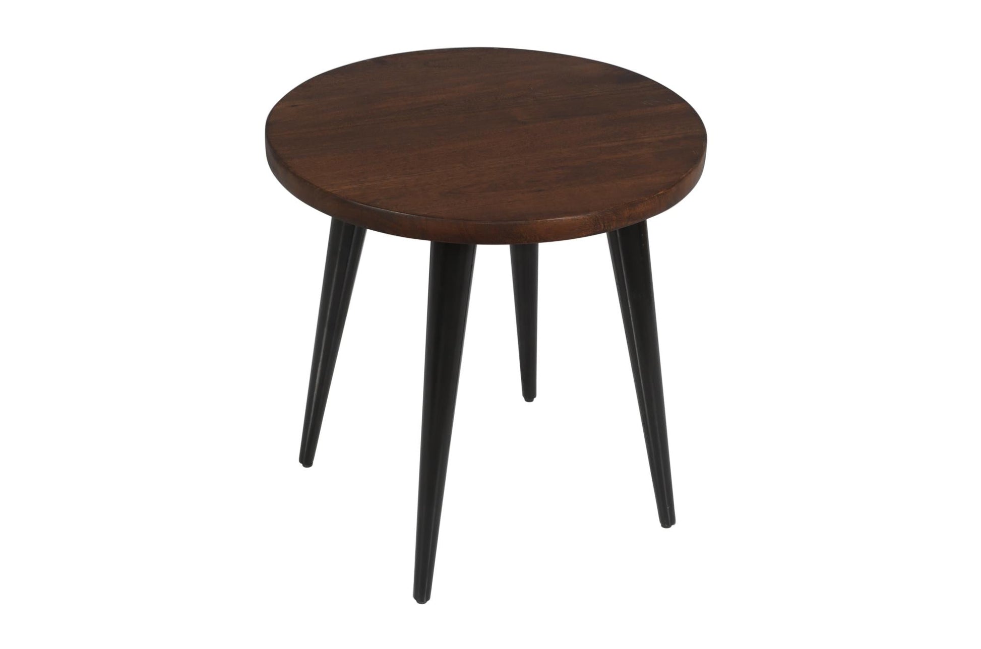 Prelude End Table Round Walnut by Homeportonline