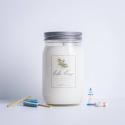 Soy Candle - 16oz - Lemon Eucalyptus by Homeportonline