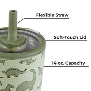 HydroJug 14 OZ Spill-Free Tumbler | Dinosaur