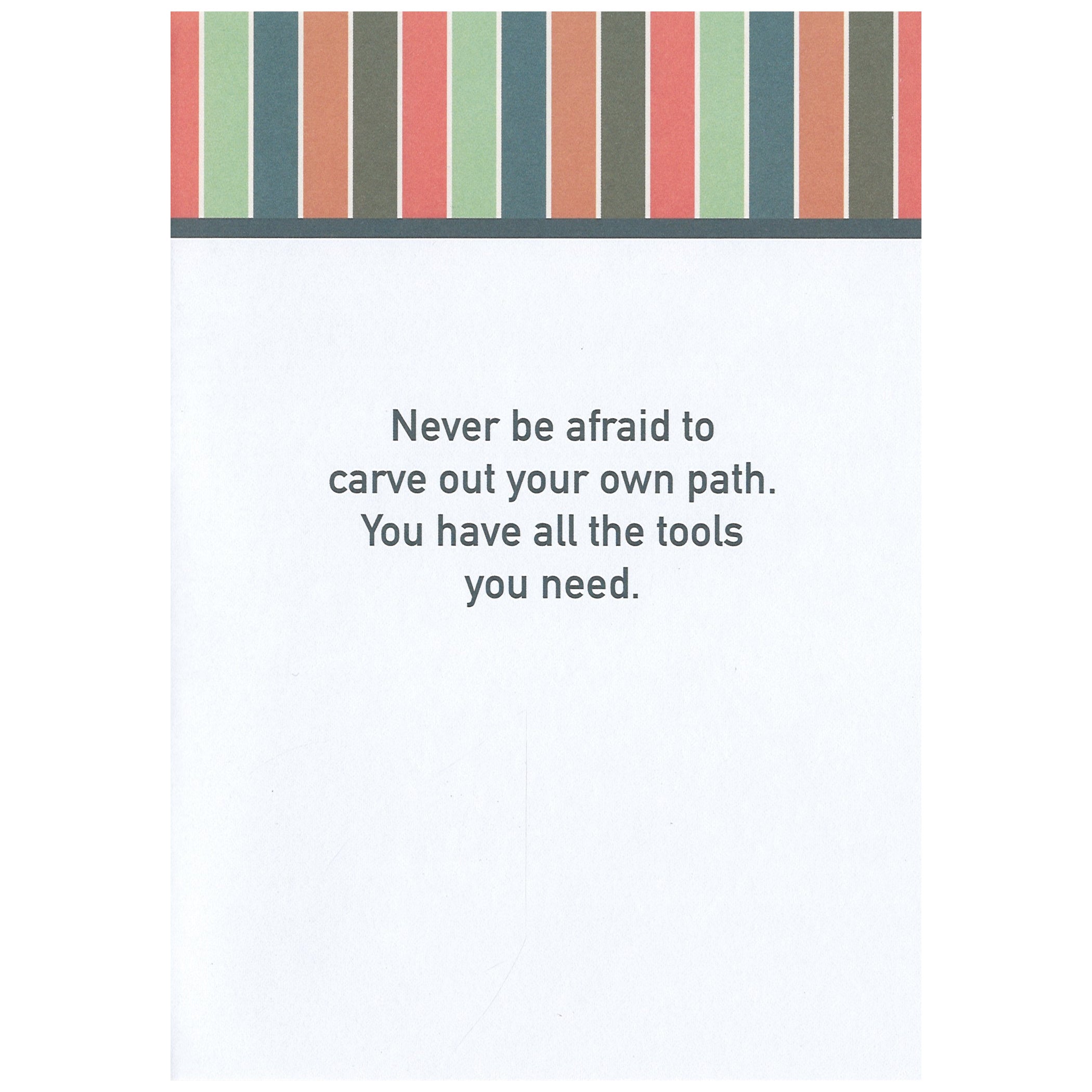 Step Boldly in the Future - Graduation Card
