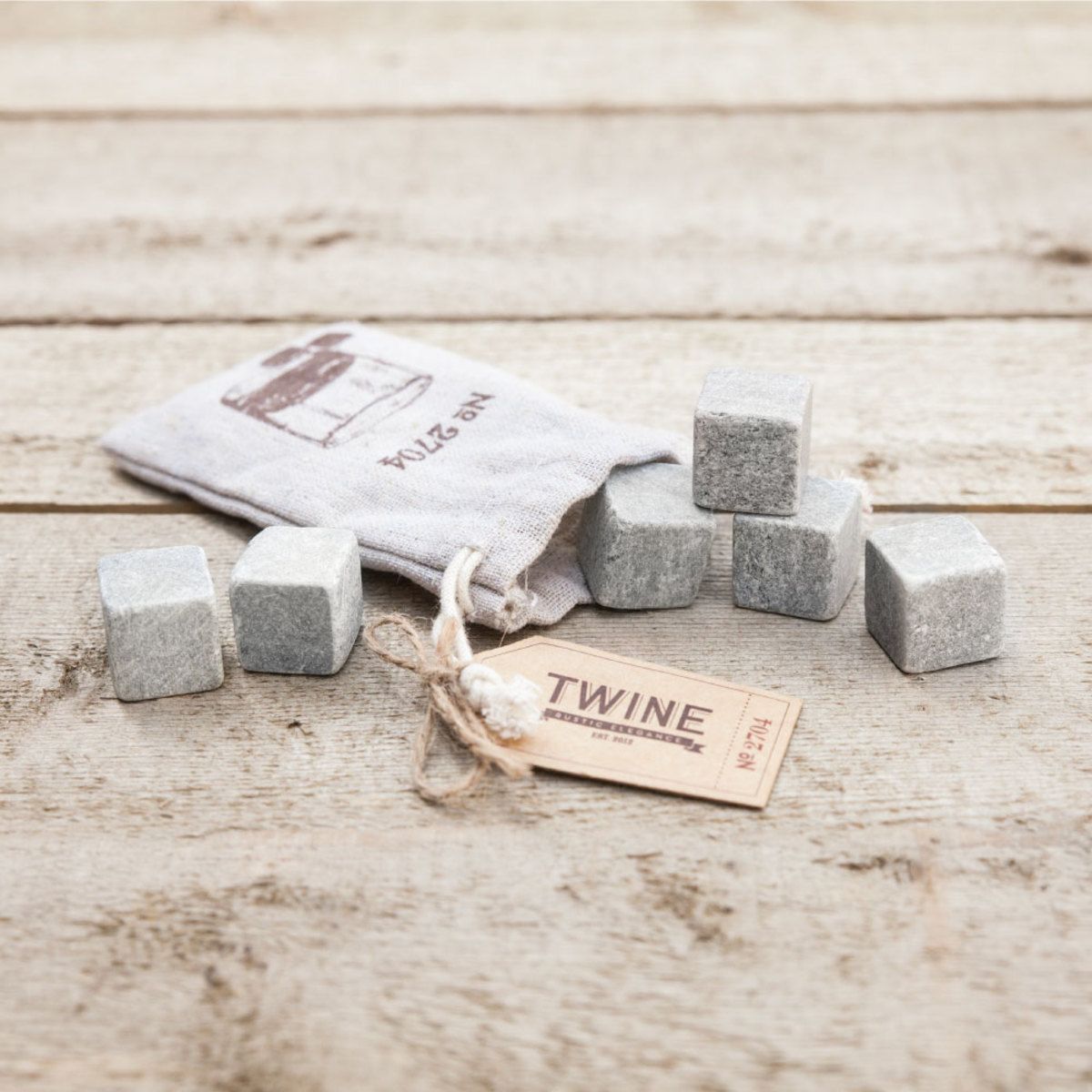 Whiskey Stones - Glacier Rocks With Bag Bulk by Homeportonline