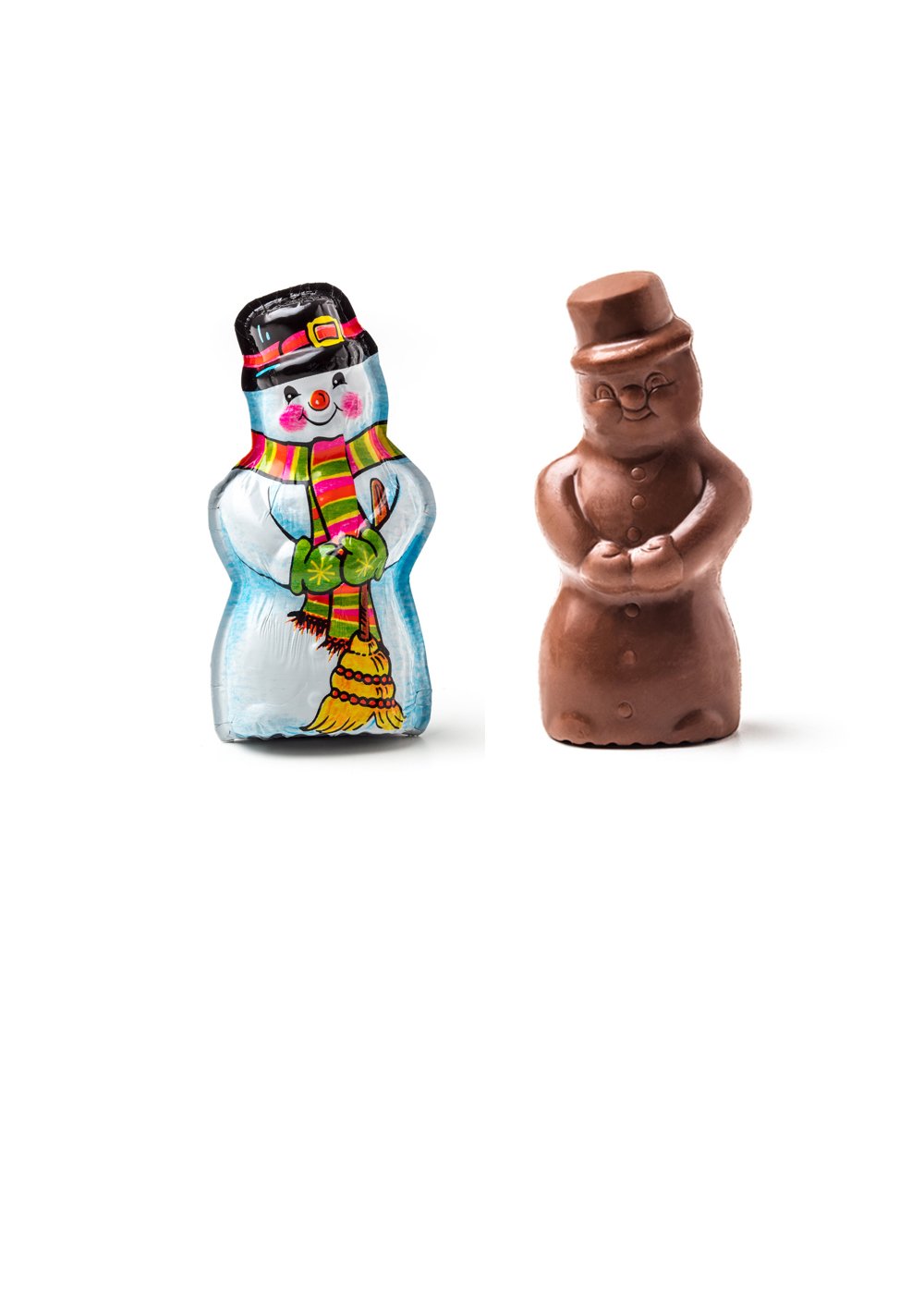 Snowman Chocolate Figure - 1.5 Ounce