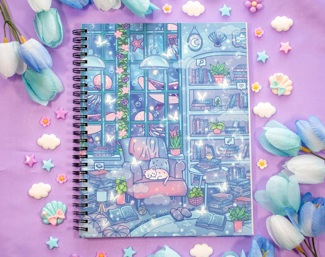 Spiral Lined Notebook (7x9")