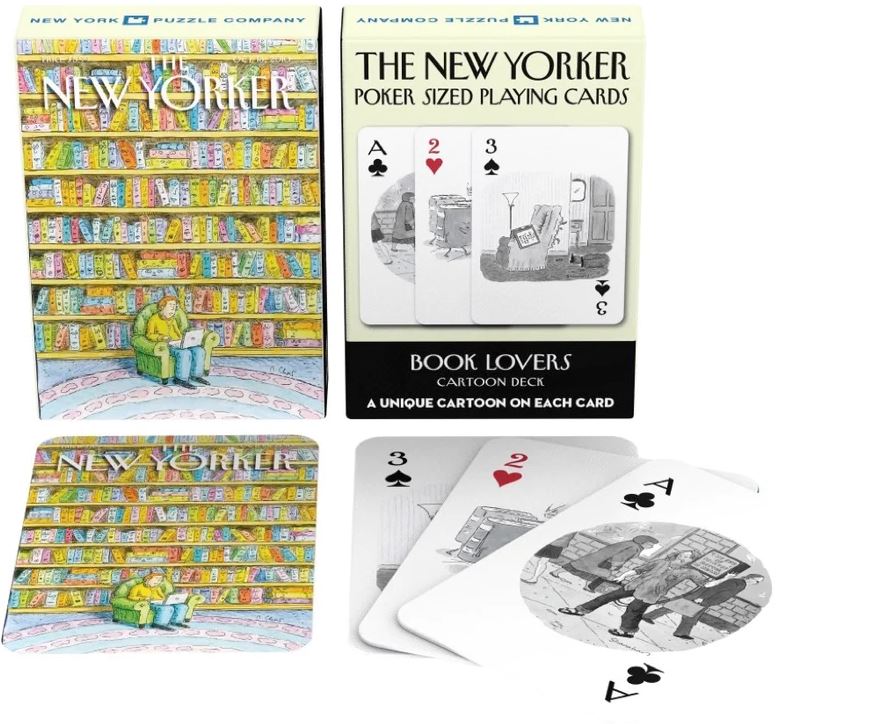 Playing Cards New Yorker Book Lovers by Homeportonline