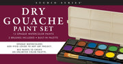 Art Center Paint Set Dry Gouache 12 Colors by Homeportonline