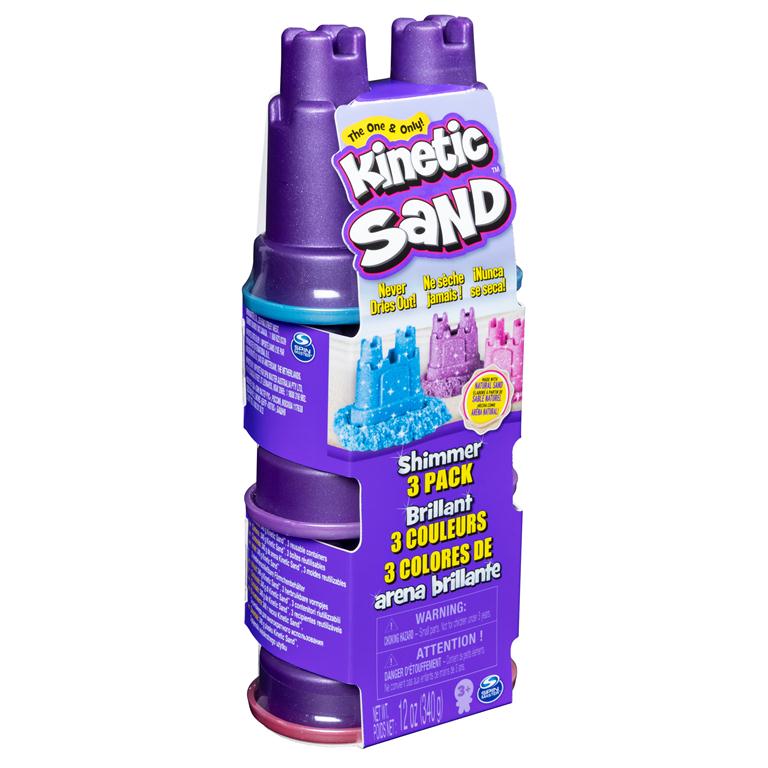 Kinetic Sand Shimmer 3 Pack by Homeportonline