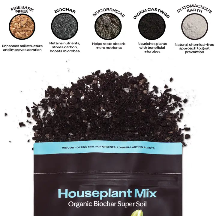 Organic Houseplant Mix For Potted Plants