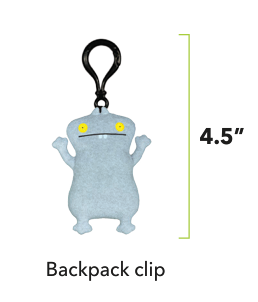 Uglydoll Plush Backpack Clip Babo 4.5" by Homeportonline