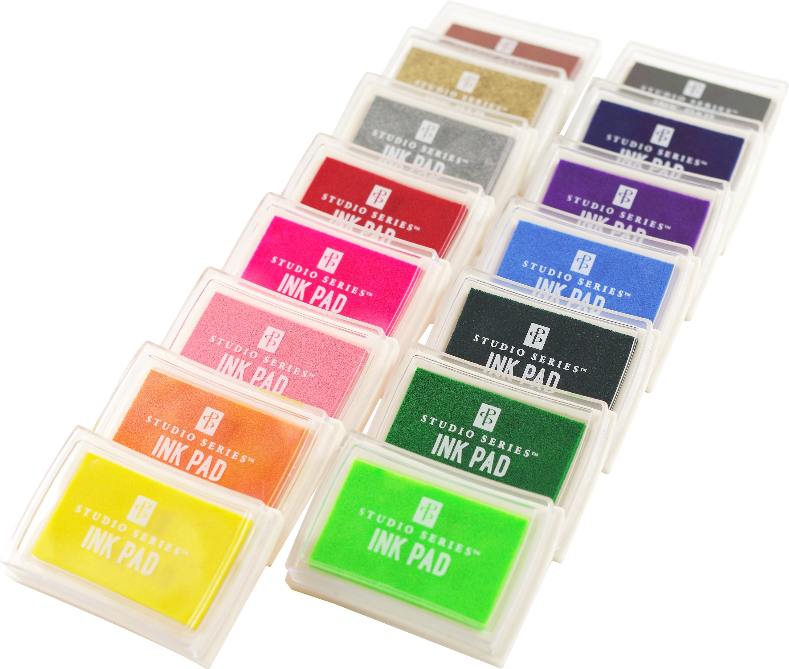 Art Center Ink Pad Set Of Fifteen Colors by Homeportonline