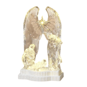 Illuminated Nativity Scene