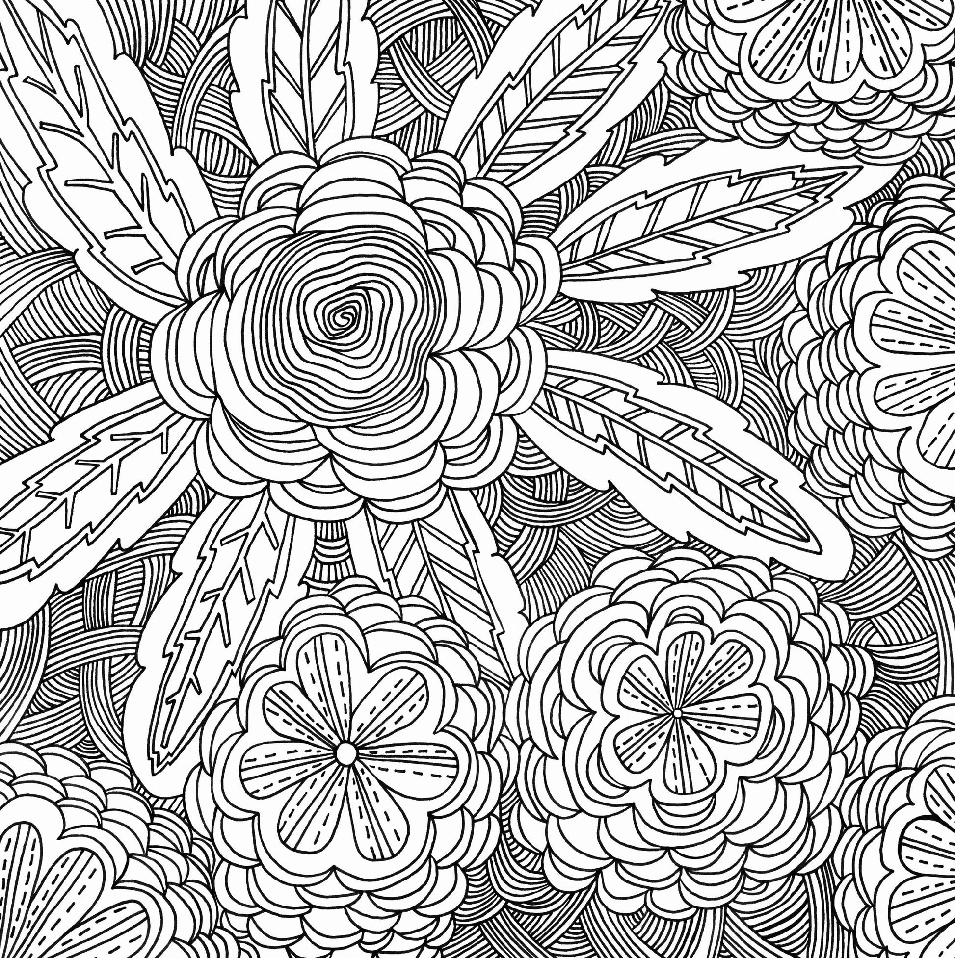 Artist's Adult Coloring Book Serenity by Homeportonline