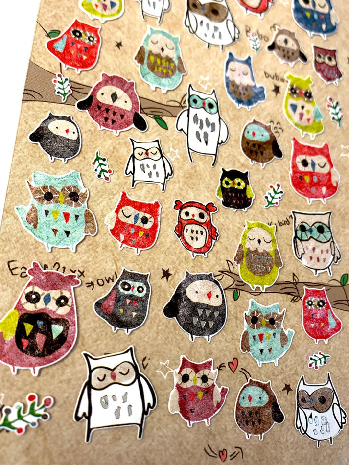 Stickers Bubo Owl by Homeportonline